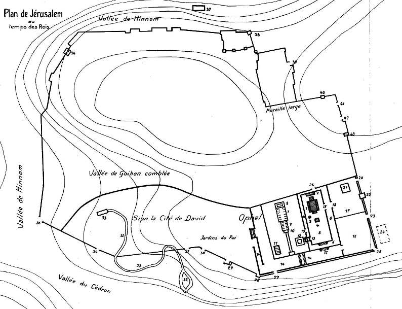 Plan de Jérusalem